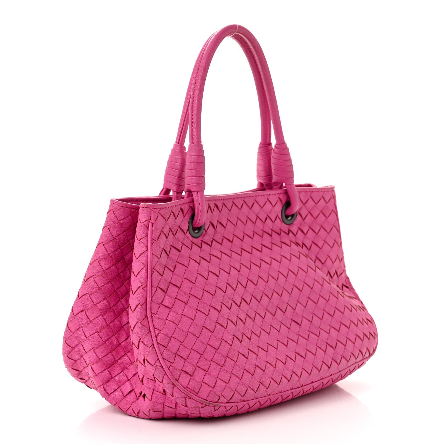 Bottega Veneta Nappa Intrecciato Small Tote Pink 3 of 12