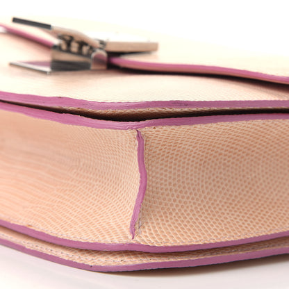 Celine Lizard Medium Classic Box Flap Bag Pink 7 of 7
