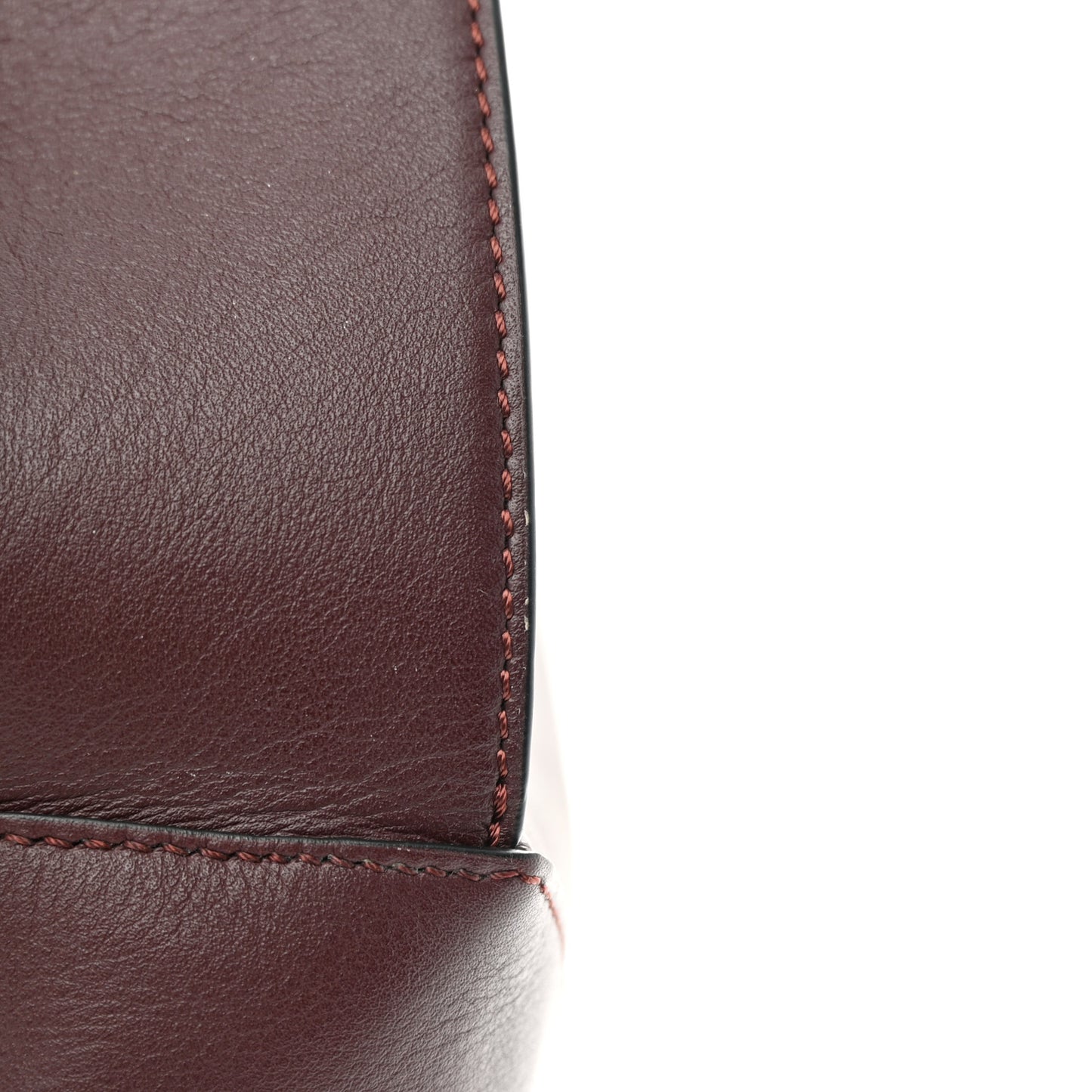 Calfskin Puzzle Hobo Prune