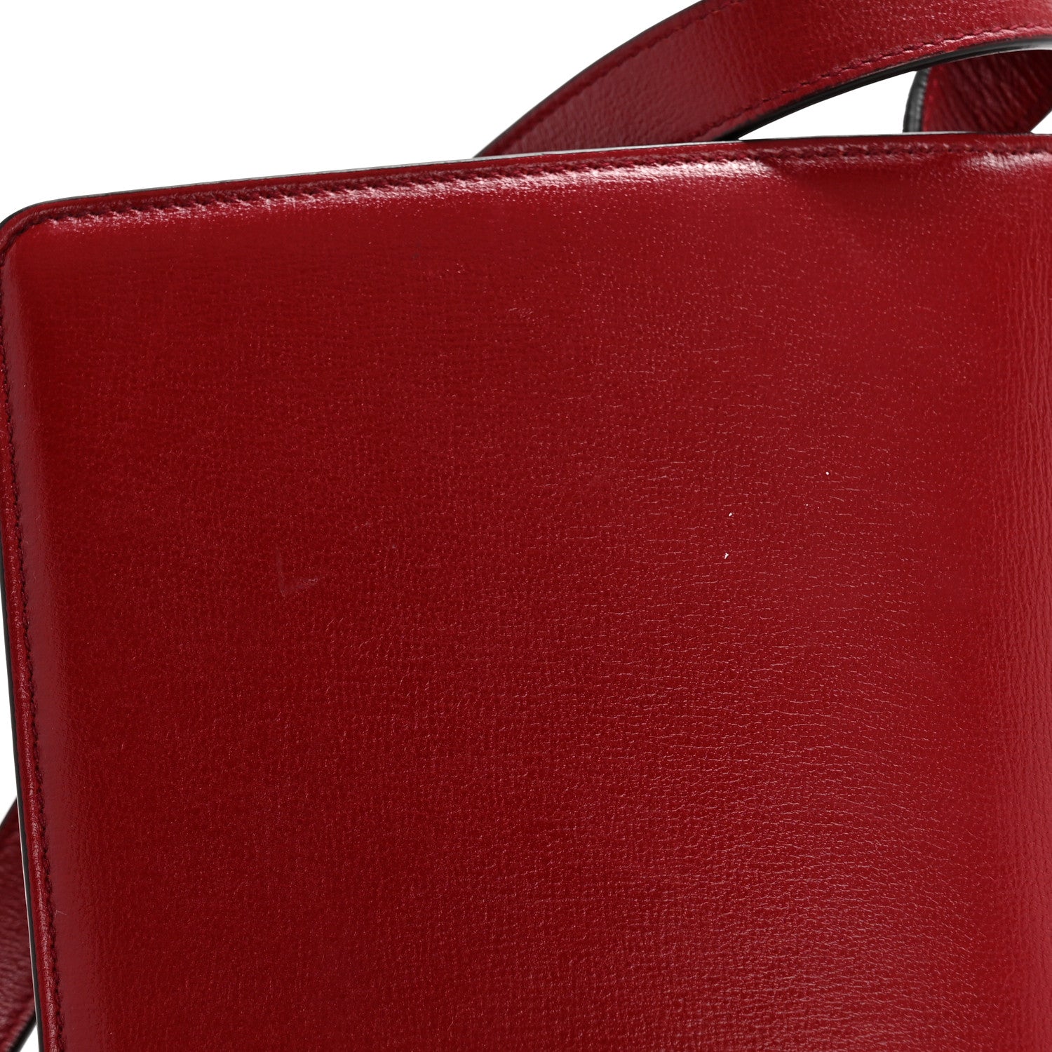 Gucci Textured Calfskin Small Torchon GG Ring Shoulder Bag New Cherry Red 14 of 14