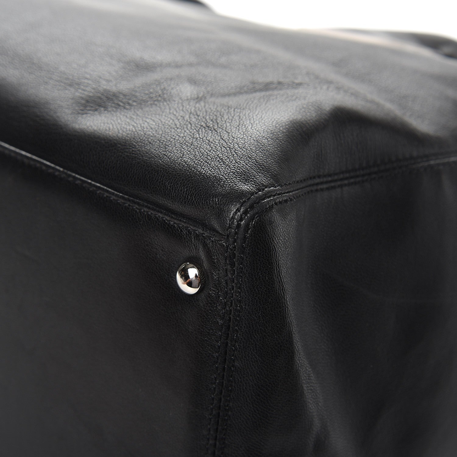 Chanel Lambskin Executive Cerf Shopper Tote Black 12 of 13