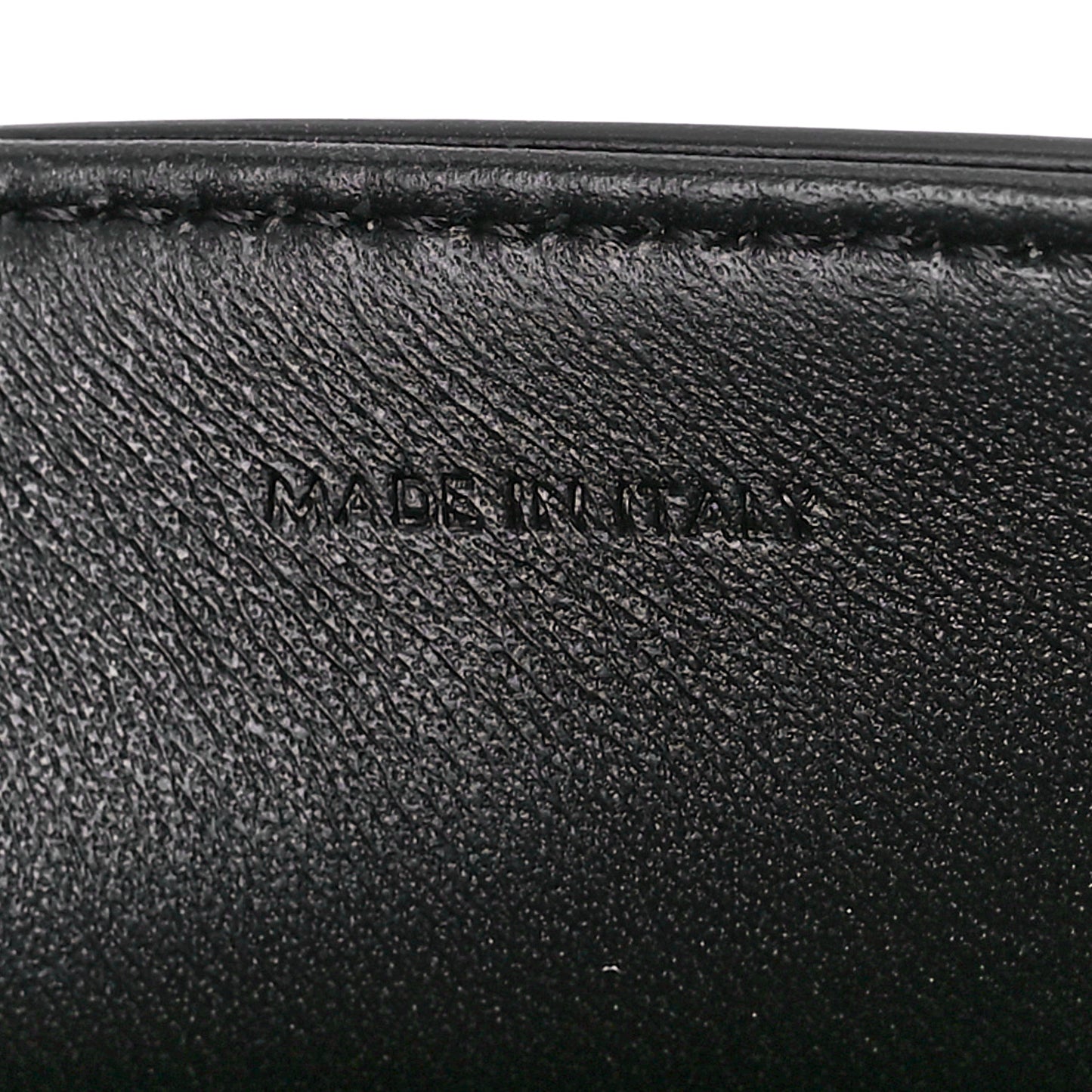 Shiny Calfskin Cuir Triomphe Chain Shoulder Bag Black
