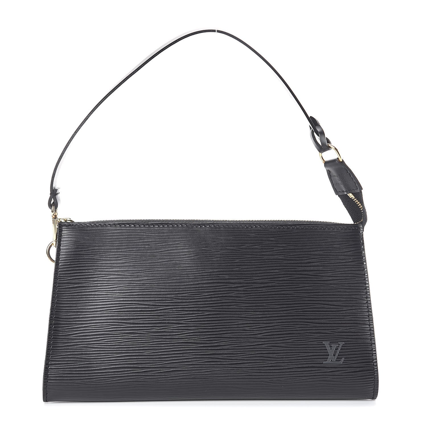 Louis Vuitton Epi Pochette Accessories 24 Black 1 of 6