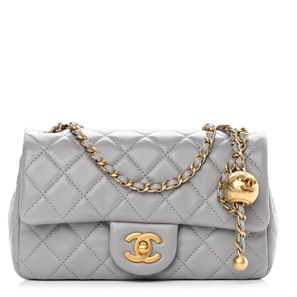シャネル レディース - グレー パイル CHANEL（シャネル） ノベルティ ココマーク 斜め掛け ショルダーバッグ