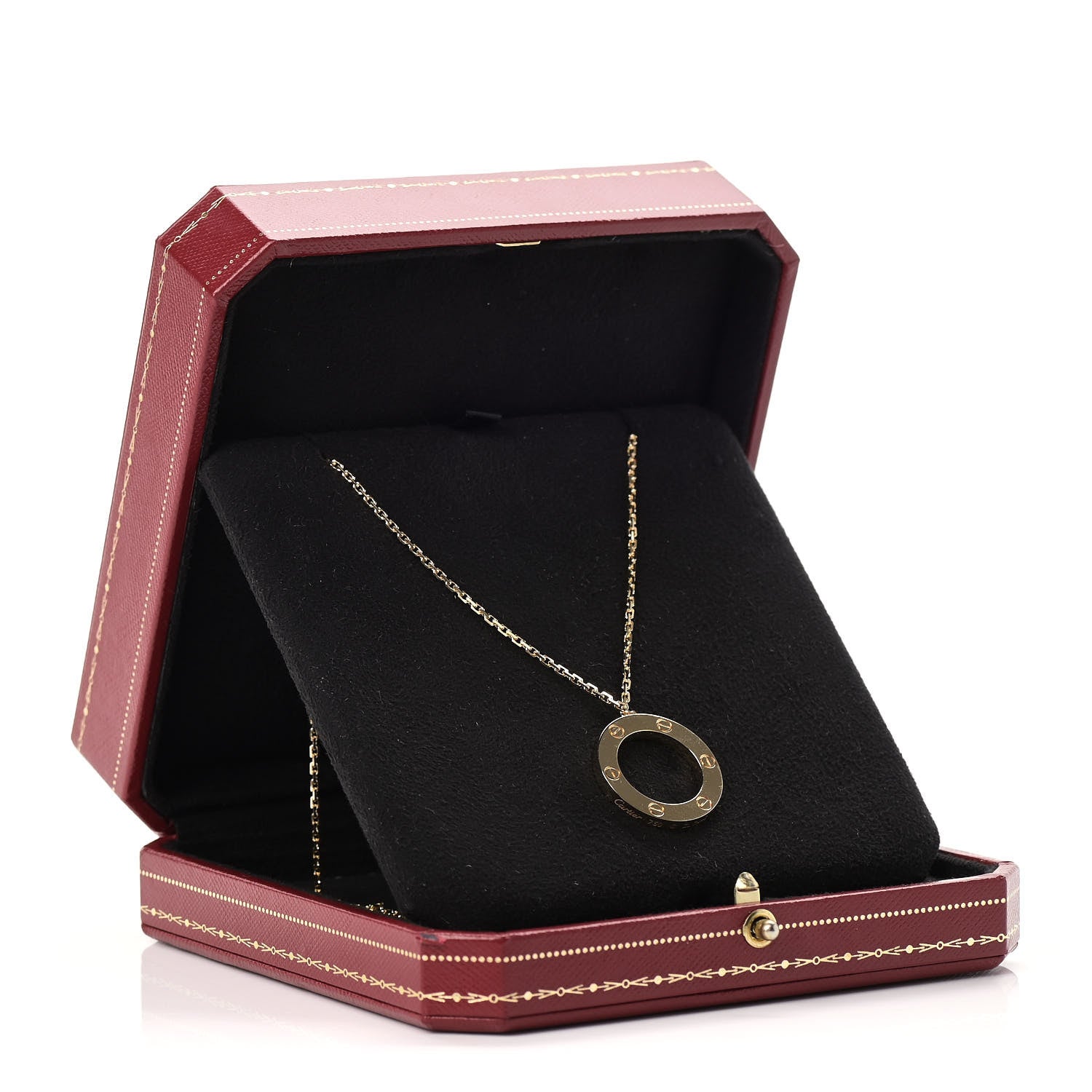 Cartier 18K Yellow Gold LOVE Pendant Necklace 6 of 6