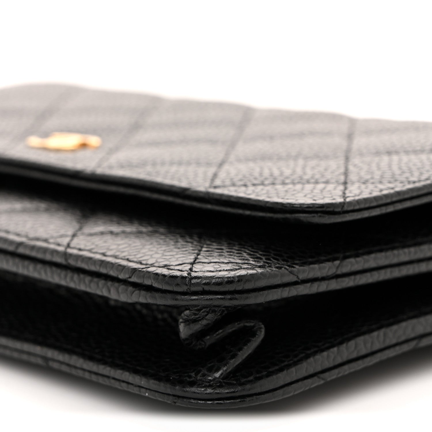 Chanel Caviar Quilted Wallet On Chain WOC Black 10 of 10