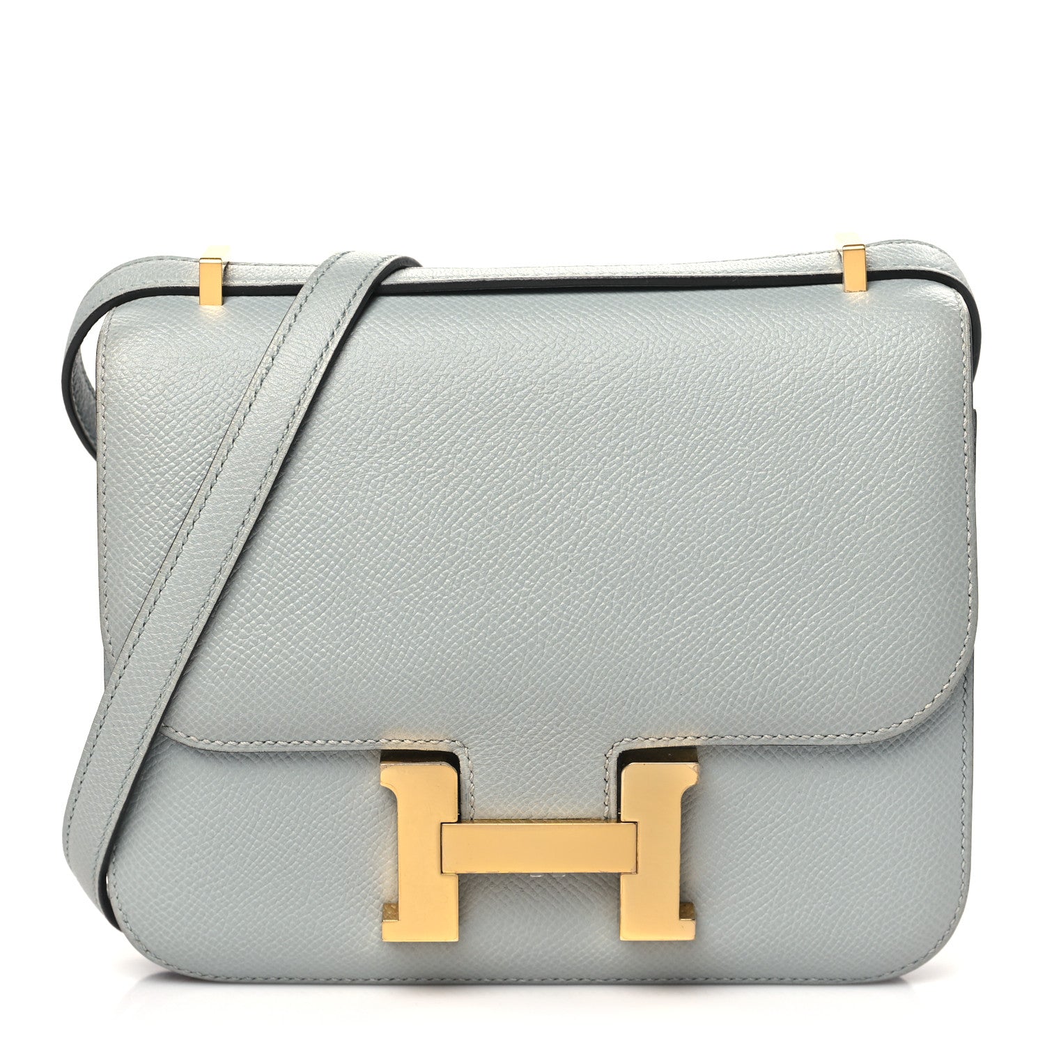 Hermes Epsom Constance 18 Bleu Glacier 1 of 9