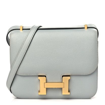 Hermes Epsom Constance 18 Bleu Glacier 1 of 9