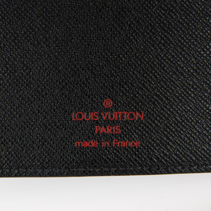 Louis Vuitton Epi Small Ring Agenda Cover Black 6 of 7