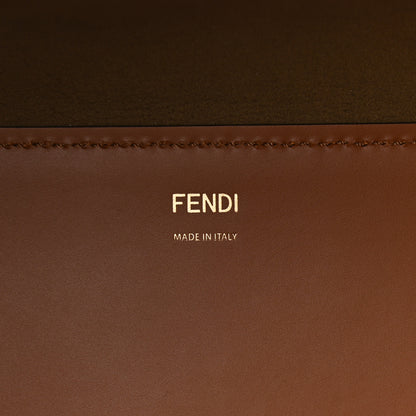 Fendi Vitello King Plexiglass Medium Fendi Sunshine Shopper Tote Cuoio 6 of 11