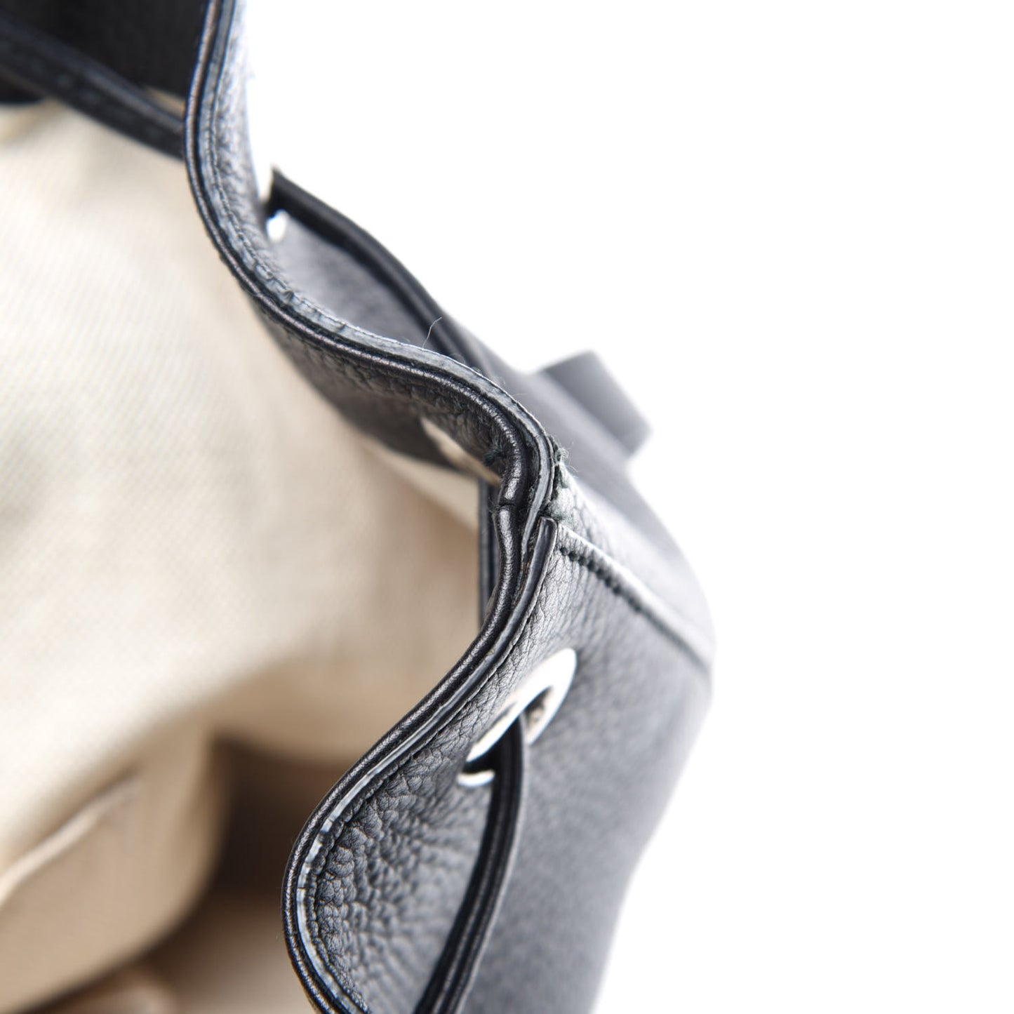 Cellarius Calfskin Medium Bamboo Backpack Black