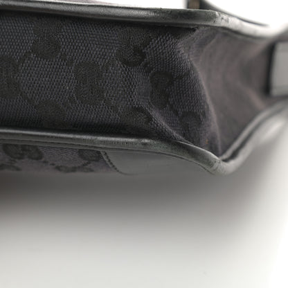 Gucci Nylon Monogram Shoulder Bag Black 11 of 12