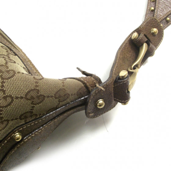 Monogram Studded Hobo