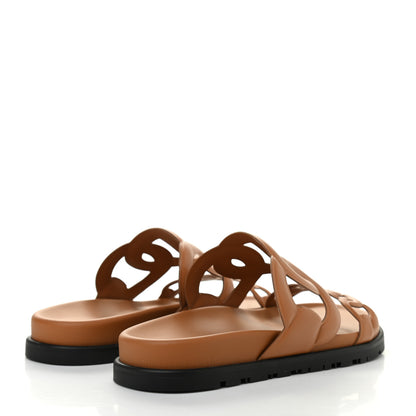 Hermes Nappa Womens Extra Sandals 35 Naturel 4 of 8