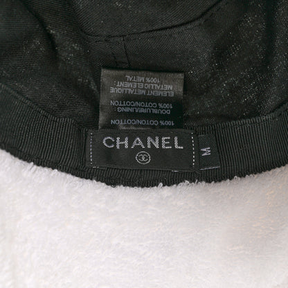 Chanel Terry Cloth CC Bucket Hat M White 8 of 9