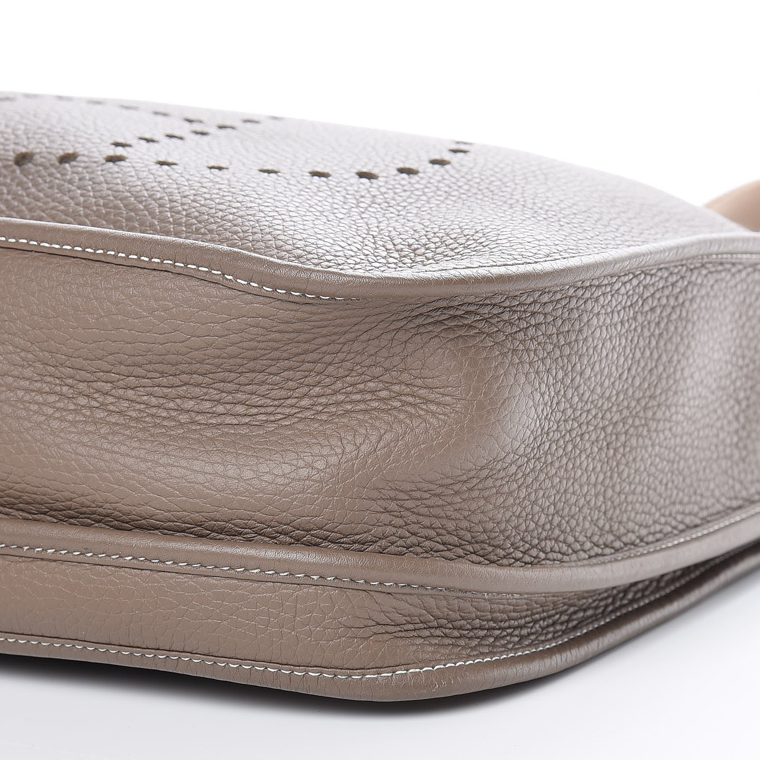 Hermes Taurillon Clemence Evelyne III GM Etoupe 9 of 10