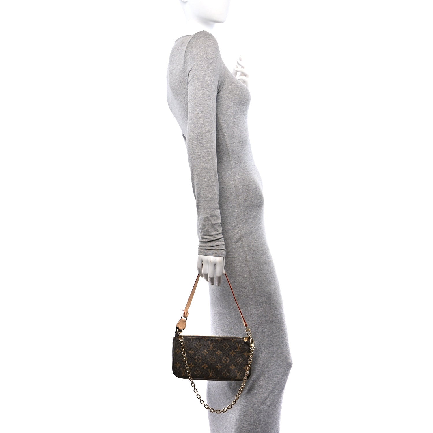 Louis Vuitton Monogram Chain Pochette Accessories 2 of 10