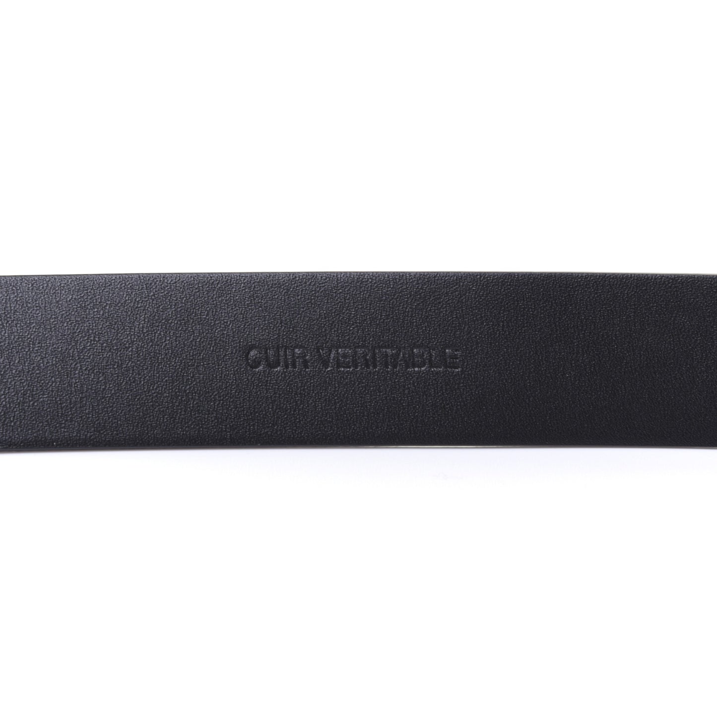Calfskin Paris Button CC Belt 75 30 Black
