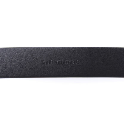 Chanel Calfskin Paris Button CC Belt 75 30 Black 5 of 9