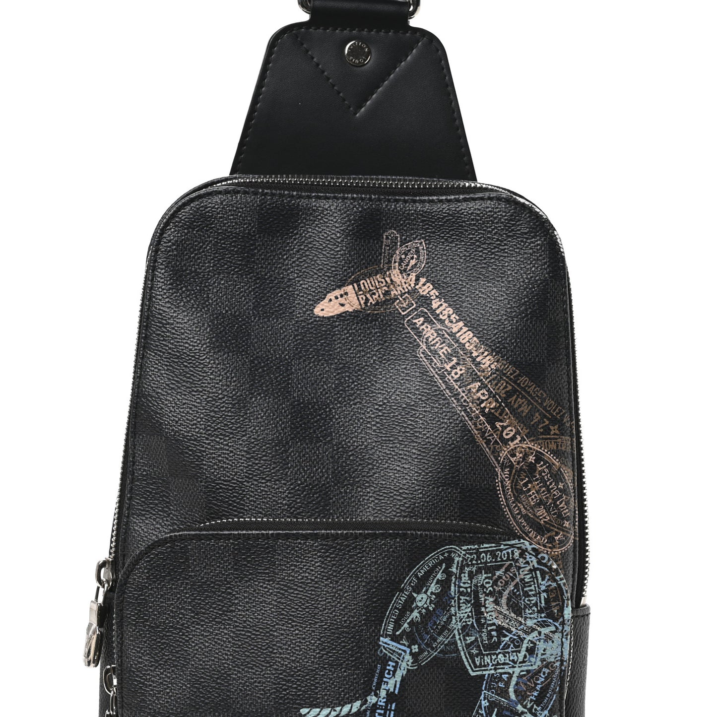 Damier Graphite Wild Animals Avenue Sling Backpack