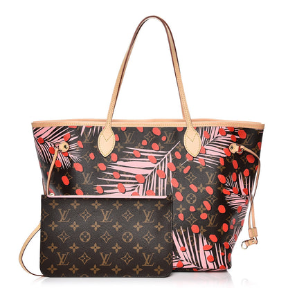 Louis Vuitton Monogram Jungle Dots Neo Neverfull MM Sugar Pink Poppy 1 of 9