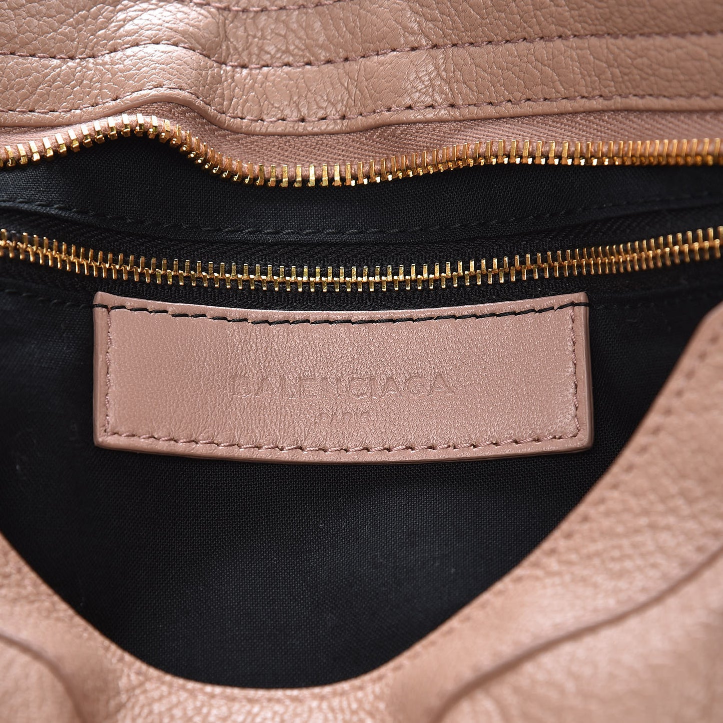 Chevre Gold Metallic Edge Hardware City Rose Des Sables