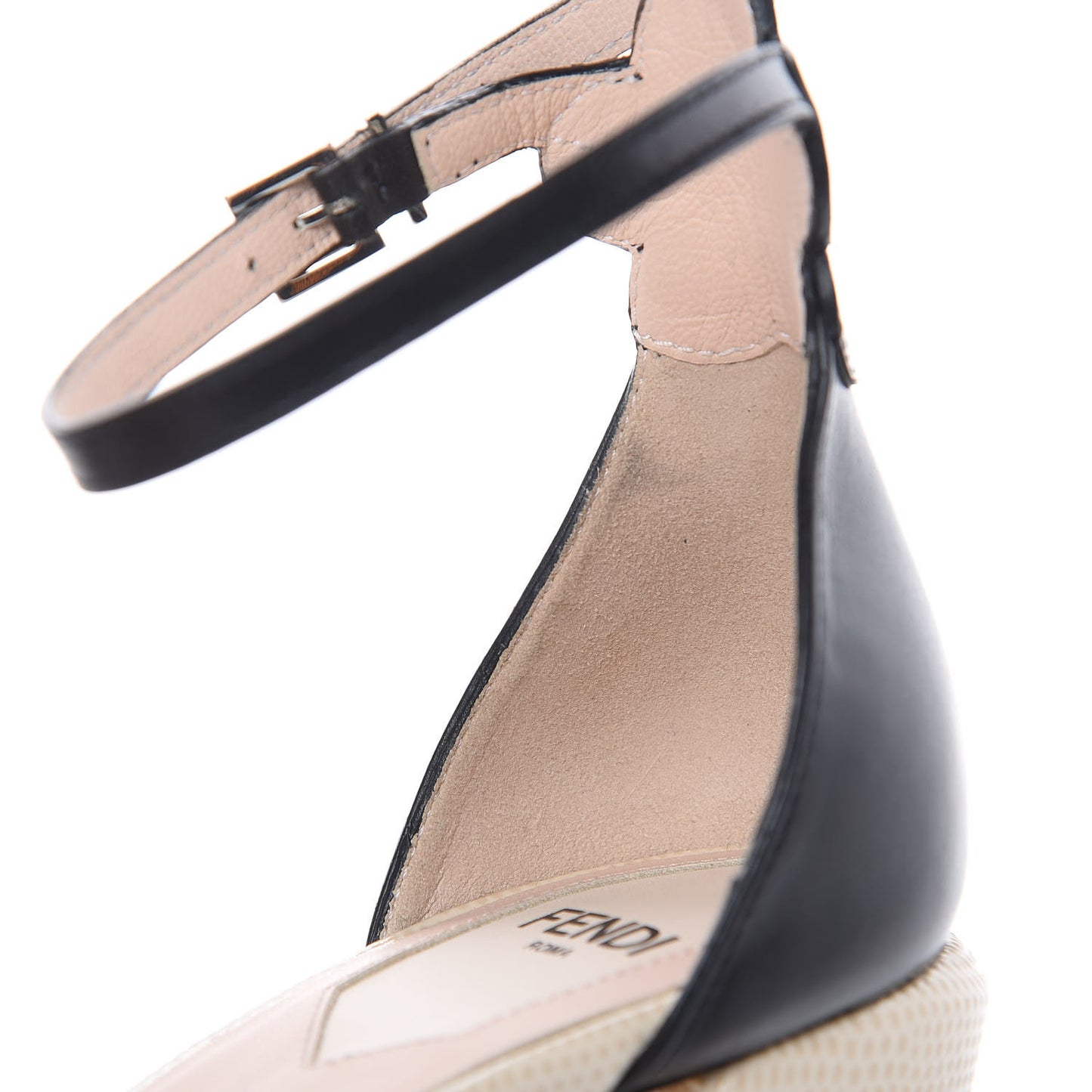 Calfskin Chameleon 65 Ankle Sandals 36 Black Peony Makeup
