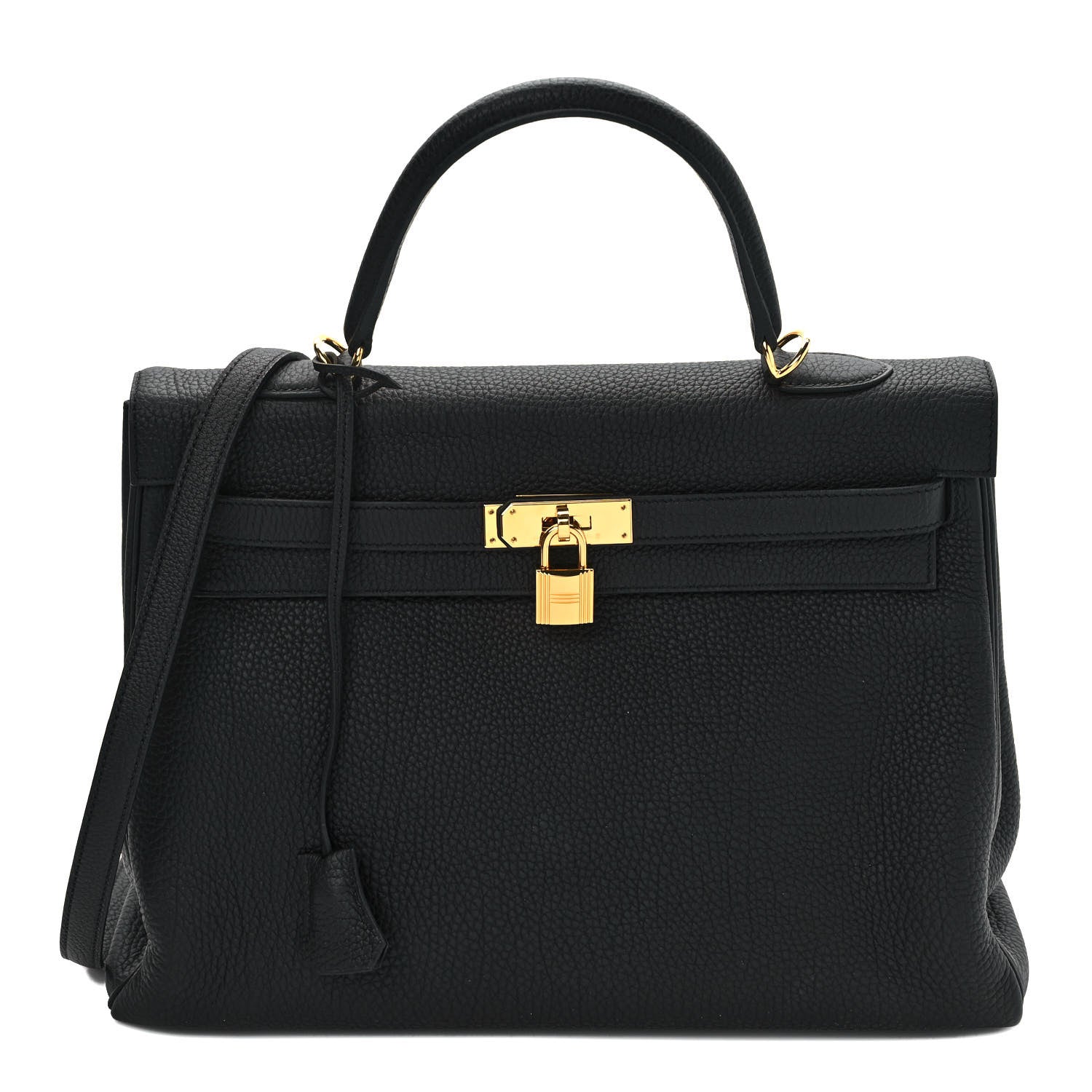 Hermes Togo Kelly Retourne 35 Black 1 of 9