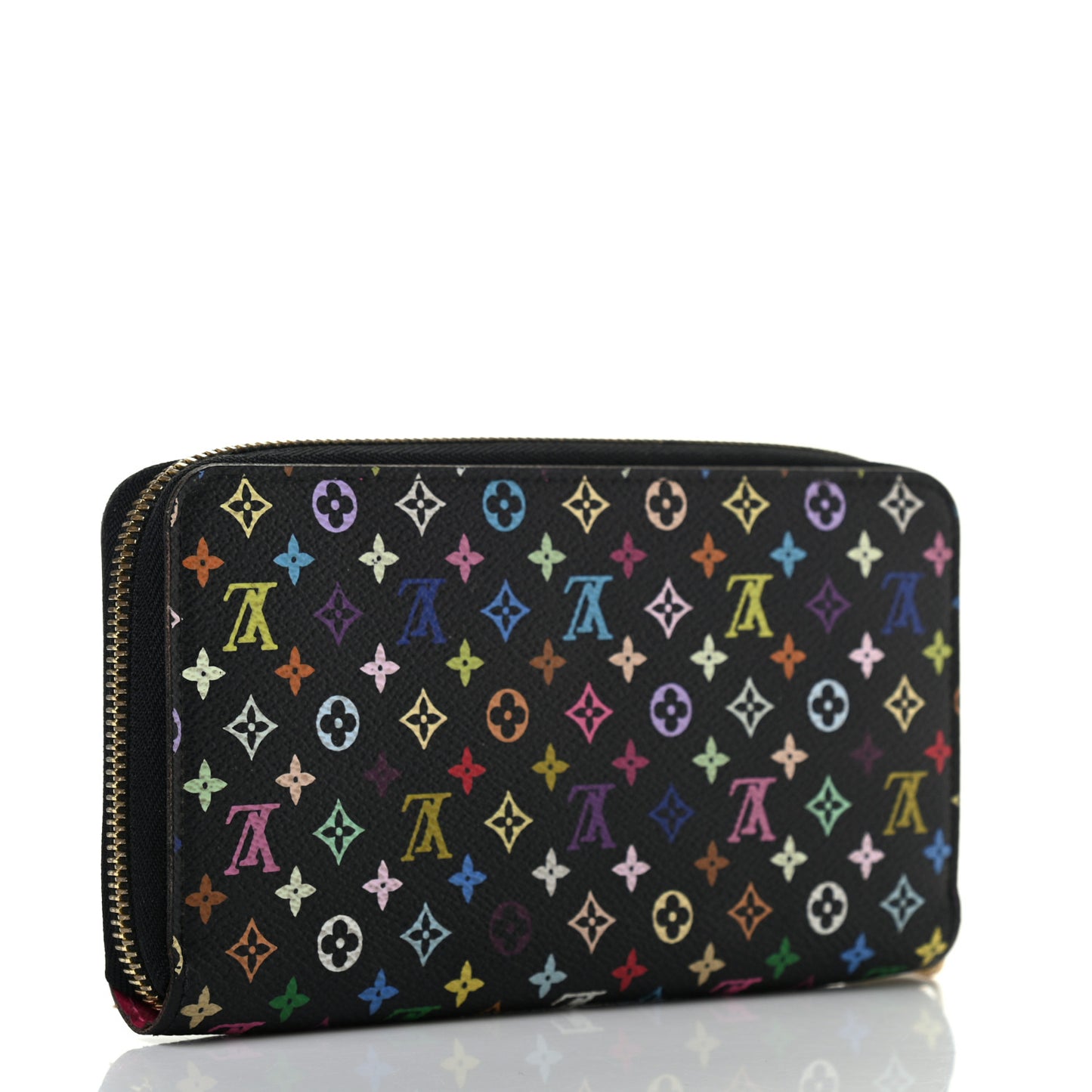 Monogram Multicolor Zippy Wallet Black Grenade