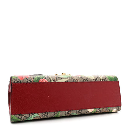 Gucci GG Supreme Monogram Tian Medium Padlock Shoulder Bag Beige Multicolor New Acero 4 of 13