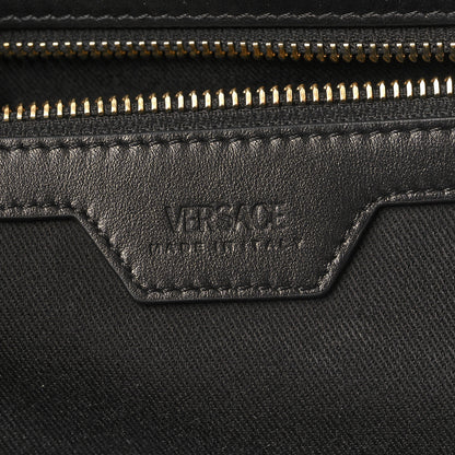 Versace Calfskin Greca Goddess Tote Bag Black 6 of 9