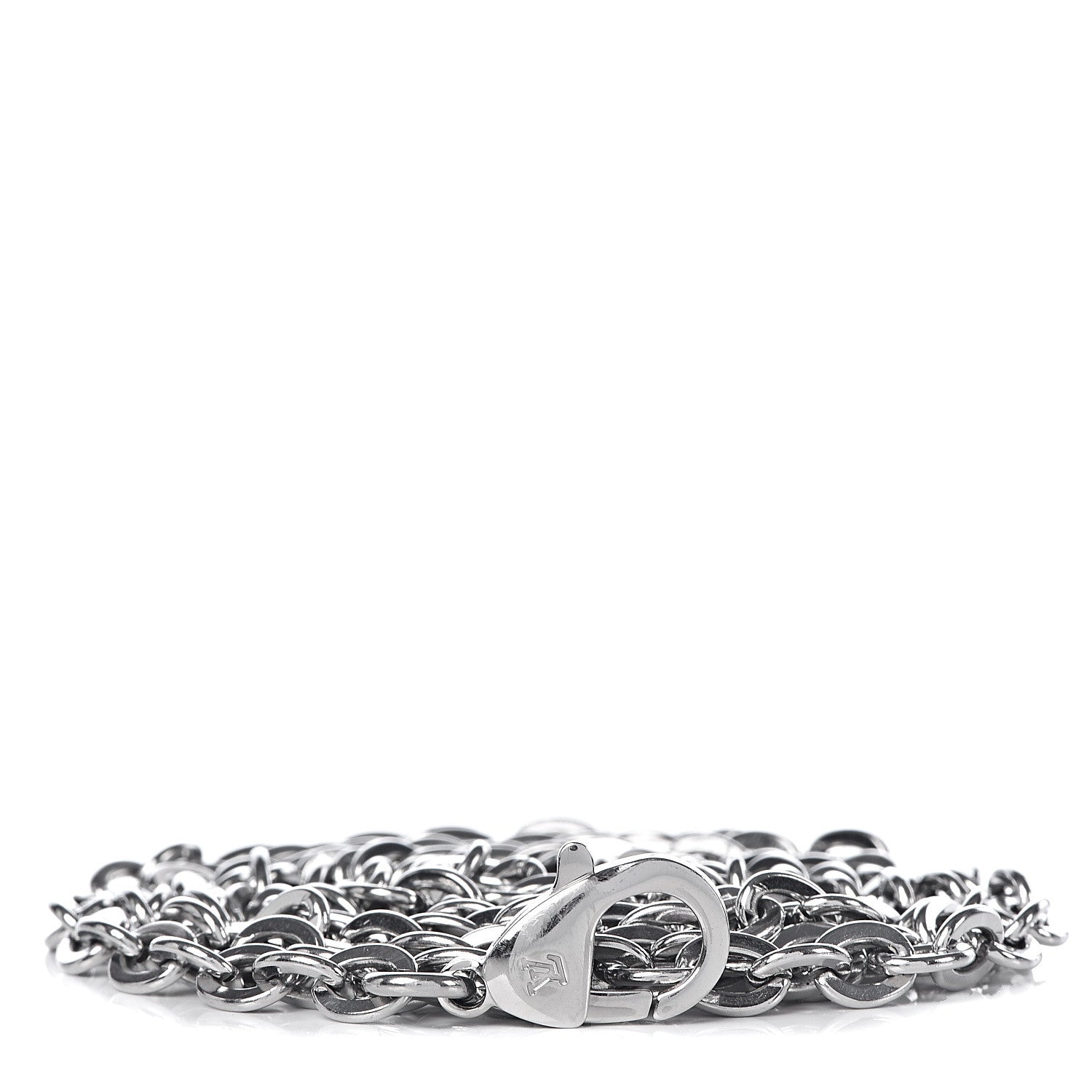 Louis Vuitton Felicie Chain Long Shoulder Strap Silver 1 of 3