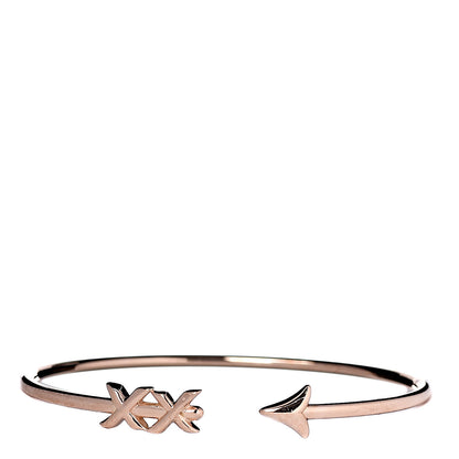 Tiffany 18K Rose Gold Paloma's Graffiti Arrow Cuff Bracelet 1 of 4