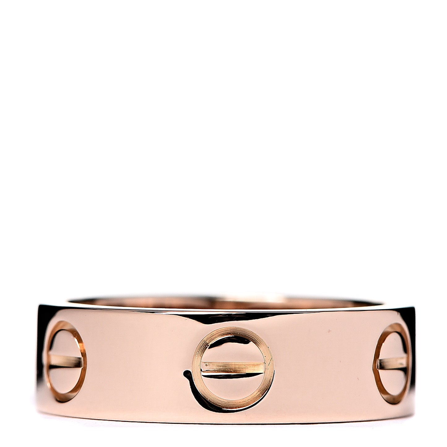 18K Pink Gold 5.5mm LOVE Ring 50 5.25