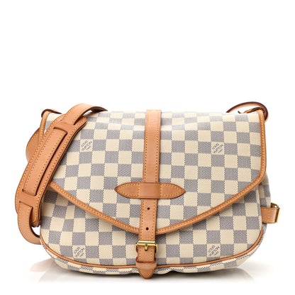 Louis Vuitton Damier Azur Saumur MM 1 of 11