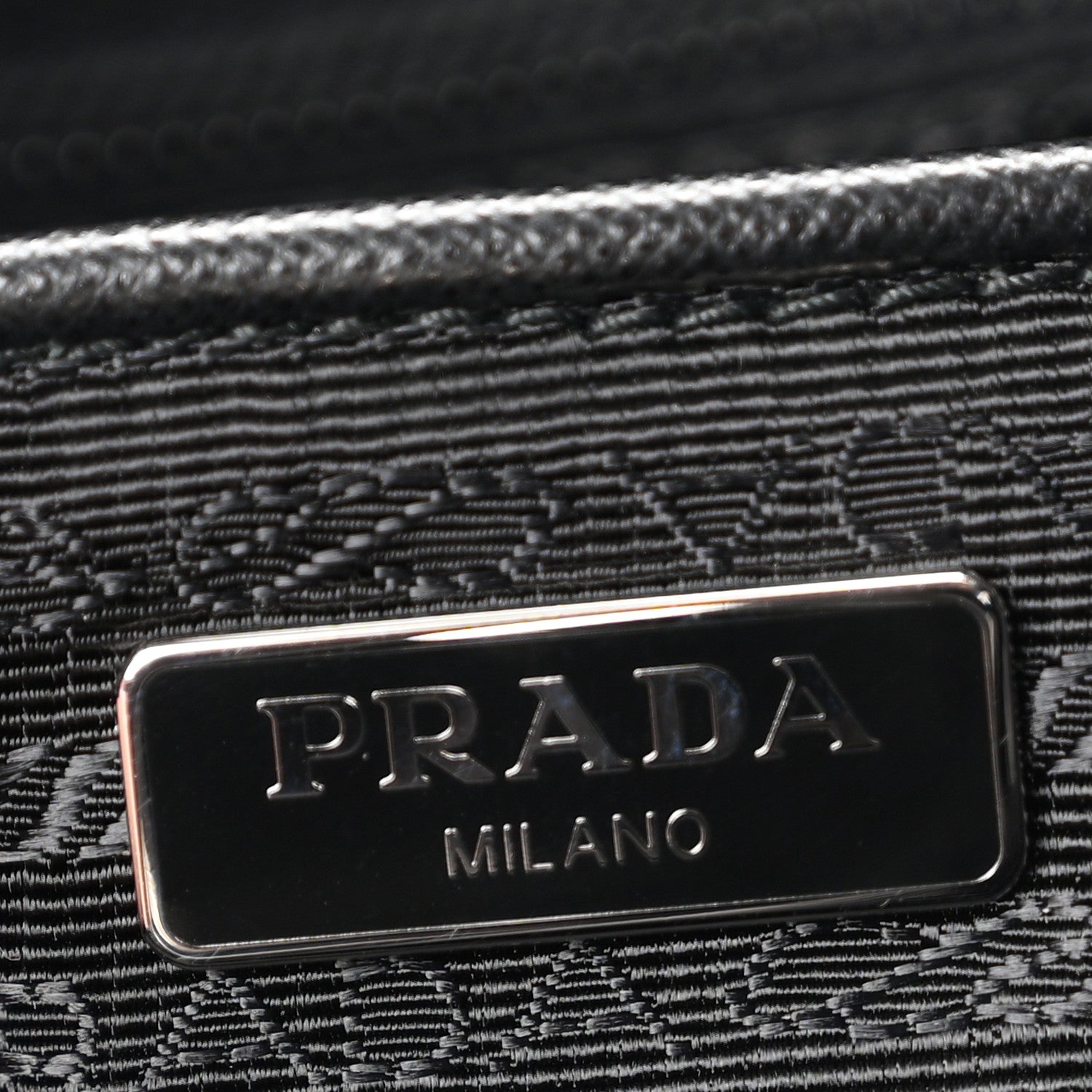 Prada Tessuto Nylon Vela Small Double Buckle Backpack Black 5 of 9