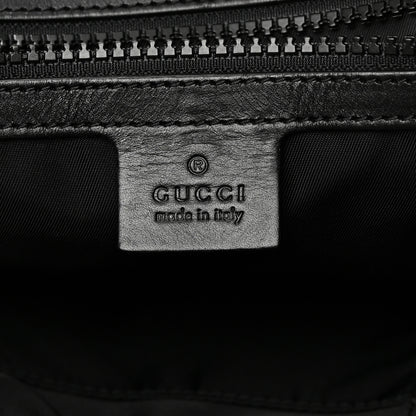 Gucci Techno Canvas Web Double Buckle Backpack Black 6 of 15