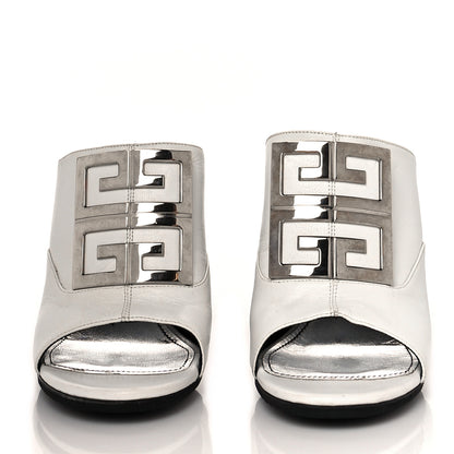 Givenchy Grained Goatskin 4G Logo Mules 38 White 2 of 11