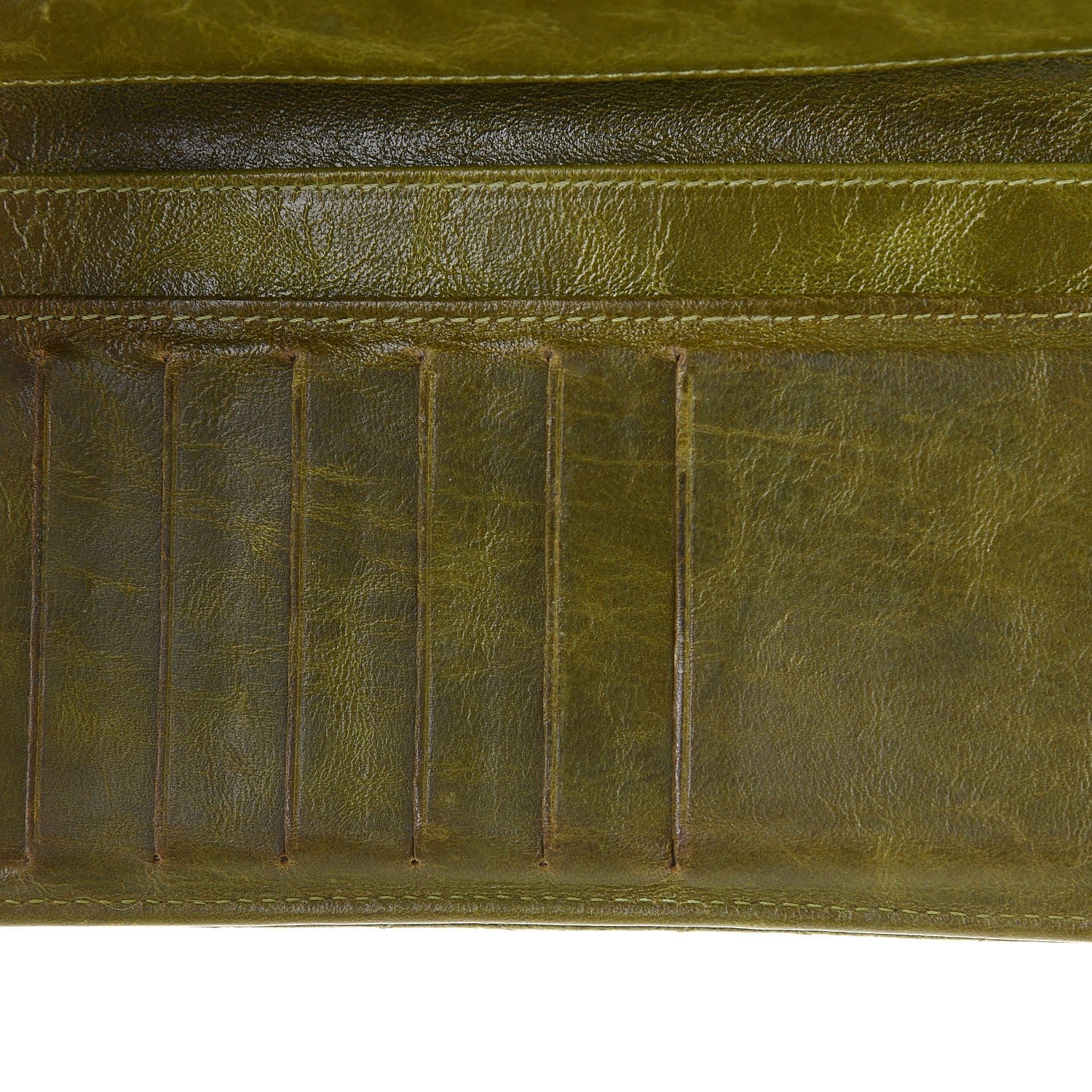 Chanel Calfskin Quilted Large Flap Wallet Green 14 of 14