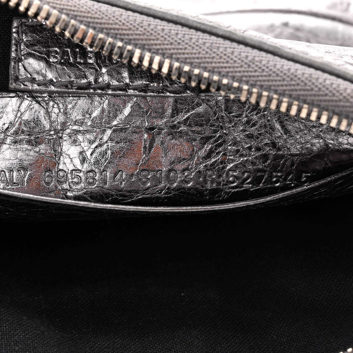 Balenciaga Metallic Agneau Arena Le Cagole Purse With Chain Mini Silver 8 of 13