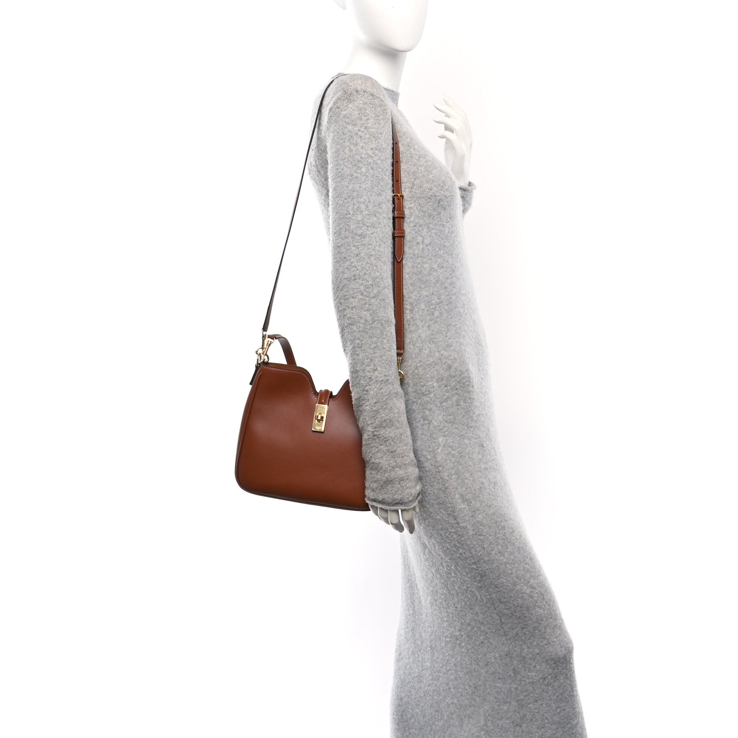 Smooth Calfskin Small Camille 16 Soft Bag Tan