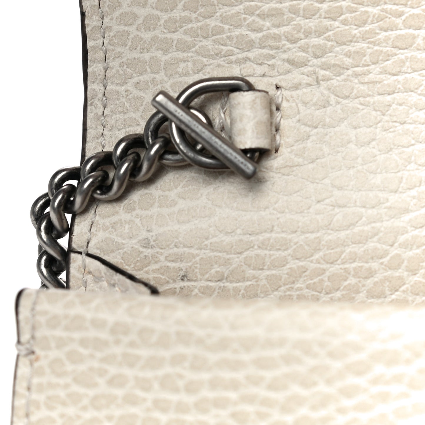 Dollar Calfskin Crystal Super Mini Dionysus Shoulder Bag Mystic White Black Diamond