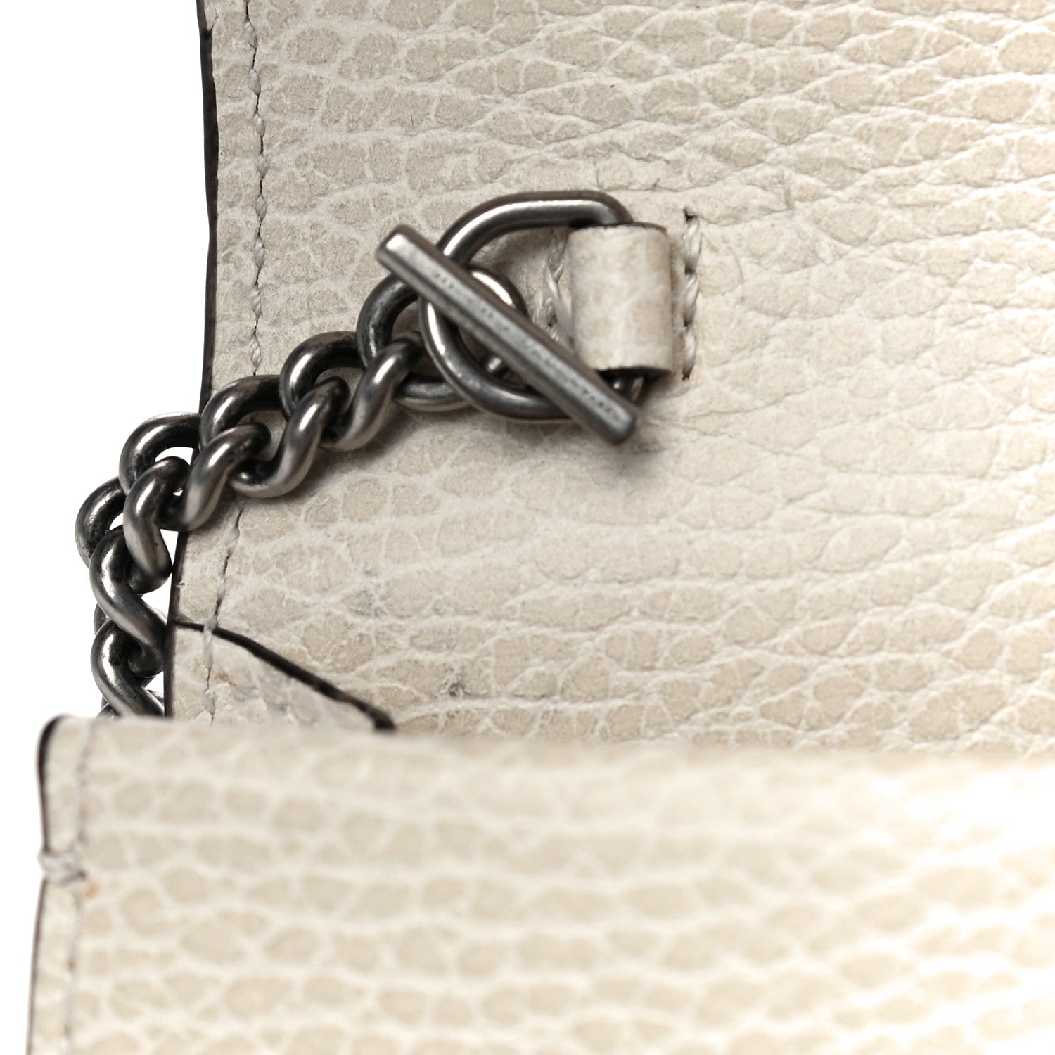 Gucci Dollar Calfskin Crystal Super Mini Dionysus Shoulder Bag Mystic White Black Diamond 10 of 13