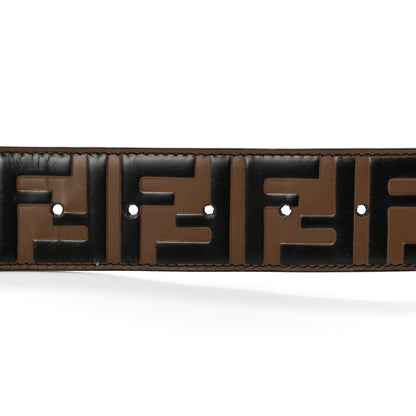 Fendi Vitello Century FF 1974 Embossed Buckle Belt Maya 4 of 9