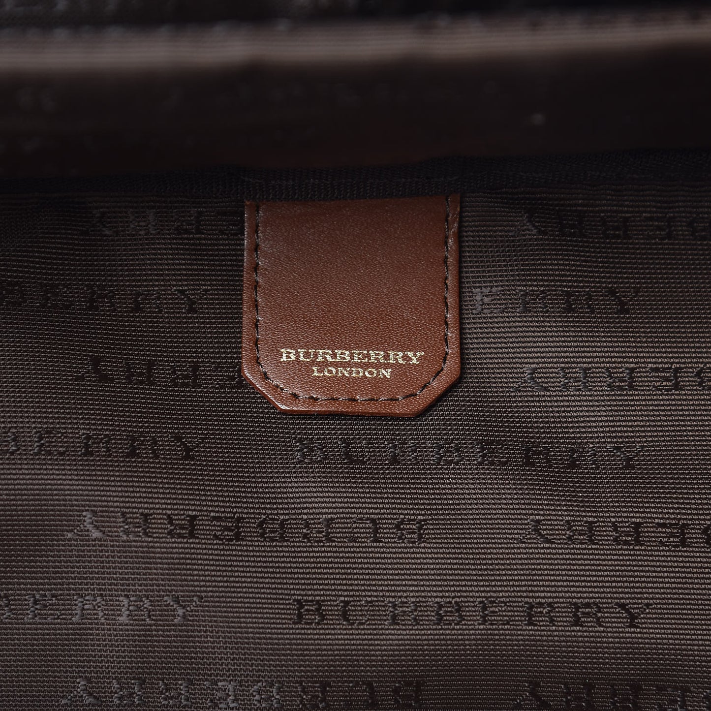 Haymarket Check Travel Bag Brown