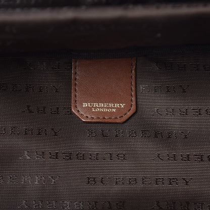 Burberry Haymarket Check Travel Bag Brown 6 of 15