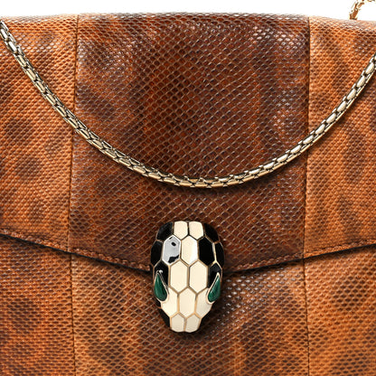 Bulgari Karung Serpenti Forever Medium Shoulder Bag Brown 9 of 11