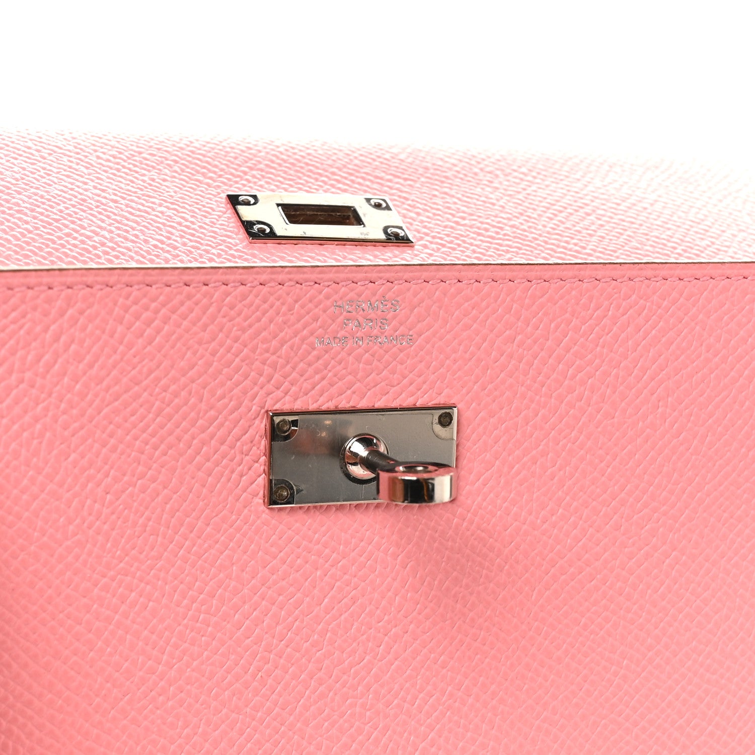 Hermes Epsom Kelly Wallet To Go Rose Confetti 7 of 11