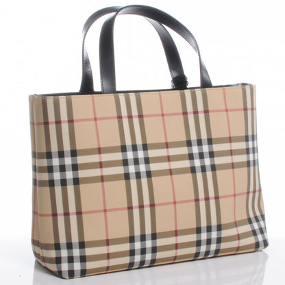 Burberry House Check Medium Tote Black 3 of 7