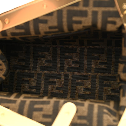 Fendi X VERSACE Silk Fendace FF Fans Small Fendi First Tobacco Moro Black Multicolor 5 of 8